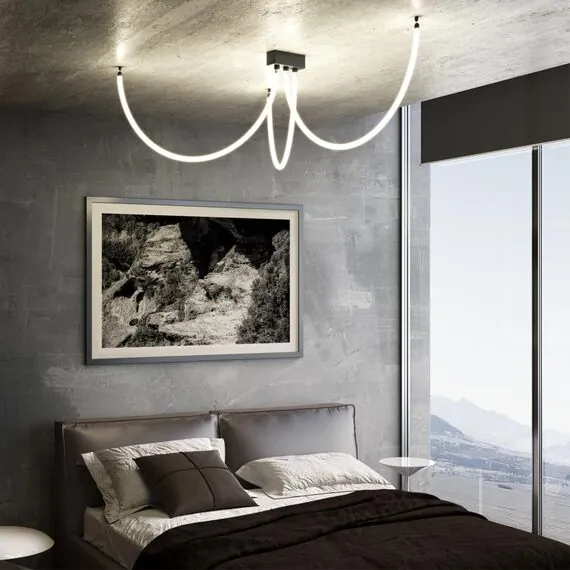 NOVOTECH 359128 KONST NT23 188 черный Светильник светодиодный IP20 LED 3000K 14W 170-265V 1400Лм RAMO, изображение 3