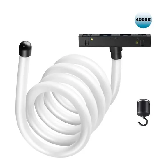 NOVOTECH 359140 KONST NT23 069 черный Трековый светильник для низковольтного шинопровода FLUM IP20 LED 4000K 25W 48V 2500Лм RAMO