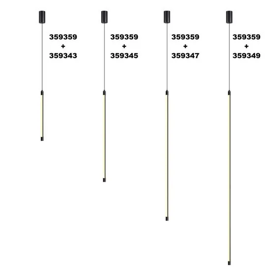 NOVOTECH 359359 KONST NT24 000 черный Корпус накладной с драйвером для подвесного вертикального монтажа светильников 359343-359358 IP20 8-24W 170-265V VITZ, изображение 7