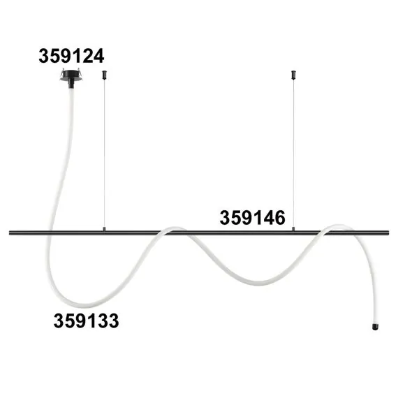 NOVOTECH 359146 KONST NT23 189 черный База - подвес для светильников 359128-359133 IP20 RAMO, изображение 5