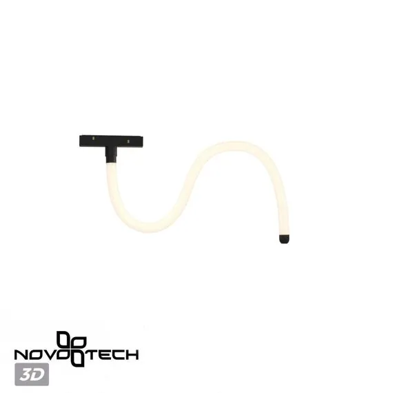 NOVOTECH 359333 KONST NT24 000 черный Светильник трековый для низковольтного шинопровода FLUM IP20 LED 14W 4000K 48V 1360Лм RAMO, изображение 4