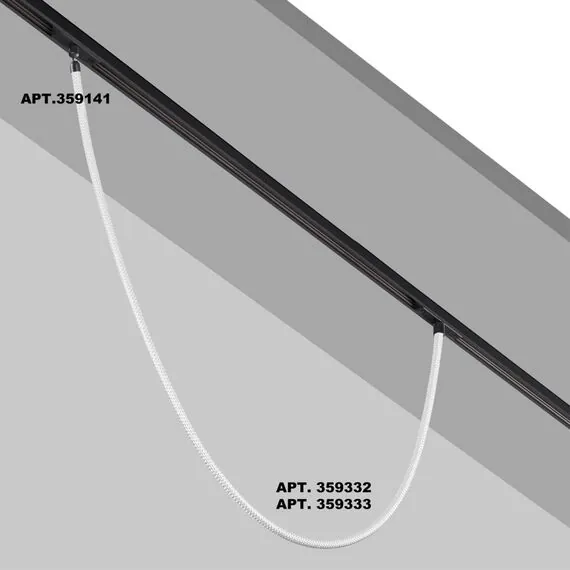 NOVOTECH 359333 KONST NT24 000 черный Светильник трековый для низковольтного шинопровода FLUM IP20 LED 14W 4000K 48V 1360Лм RAMO, изображение 7