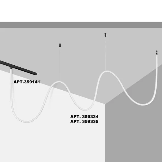 NOVOTECH 359334 KONST NT24 000 черный Трековый светильник для низковольтного шинопровода FLUM IP20 LED 25W 3000K 48V 2420Лм RAMO, изображение 7