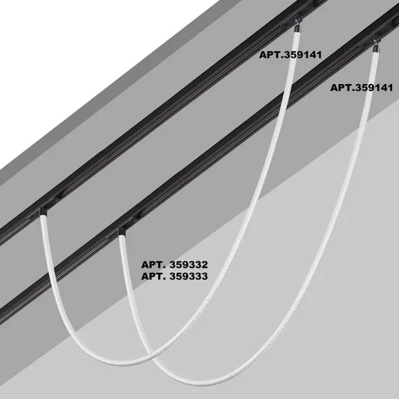 NOVOTECH 359333 KONST NT24 000 черный Светильник трековый для низковольтного шинопровода FLUM IP20 LED 14W 4000K 48V 1360Лм RAMO, изображение 3