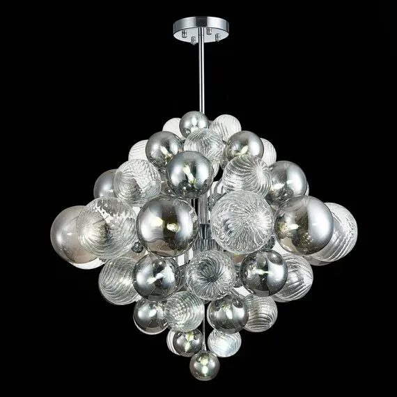 ST LUCE SL1124.103.29 Люстра подвесная ST-Luce Хром/Дымчатый, Прозрачный G9 29*5W 4000K, изображение 5