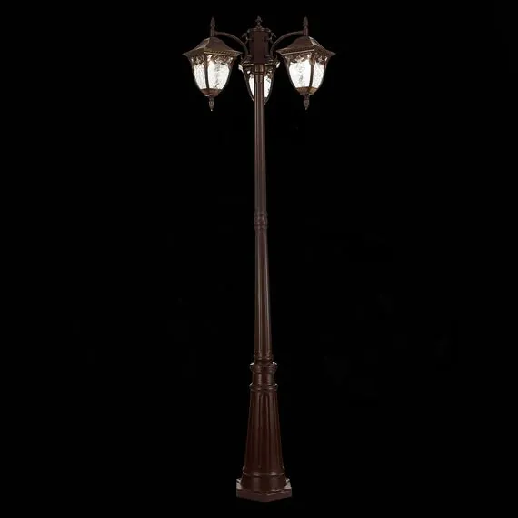 ST LUCE SL083.705.03 Светильник уличный наземный ST-Luce Кофейный/Кофейный, Прозрачный E27 3*60W, изображение 6