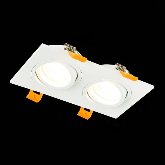 ST LUCE ST251.508.02 Светильник встраиваемый. Белый GU10 2*50W  IP20 L170xW92xH27 220V Без ламп, изображение 5