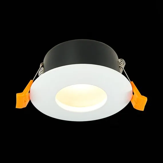 ST LUCE ST213.508.01 Светильник встраиваемый. Белый GU10 1*50W  IP44 D84xH50 220V Без ламп, изображение 5