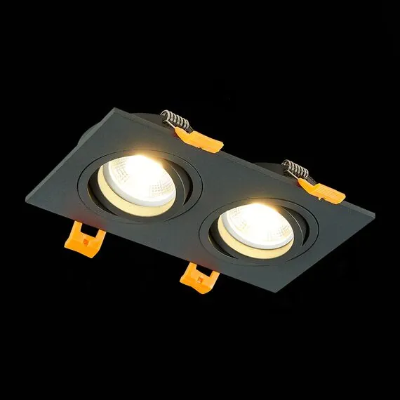 ST LUCE ST251.408.02 Светильник встраиваемый. Черный GU10 2*50W  IP20 L170xW92xH27 220V Без ламп, изображение 5