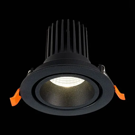 ST LUCE ST705.448.10 Светильник встраиваемый. Черный LED 1*10W 4000K 750Lm Ra>90 38° IP20 D102xH85 170-240V, изображение 7