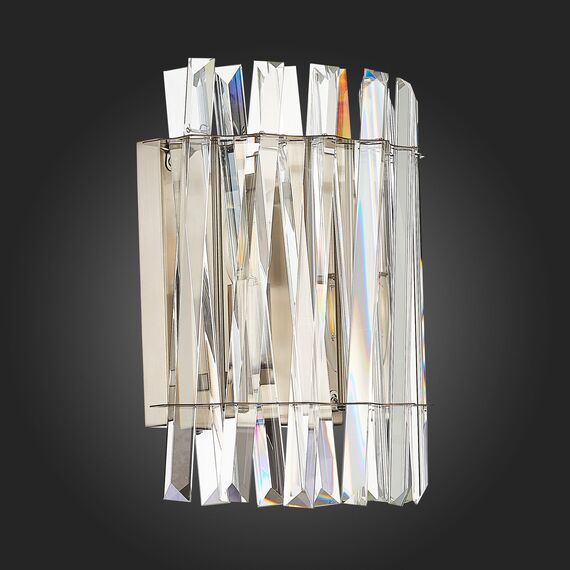 ST LUCE SL1170.101.02 Бра ST-Luce Никель/Прозрачный E14 2*40W FABIO, изображение 6