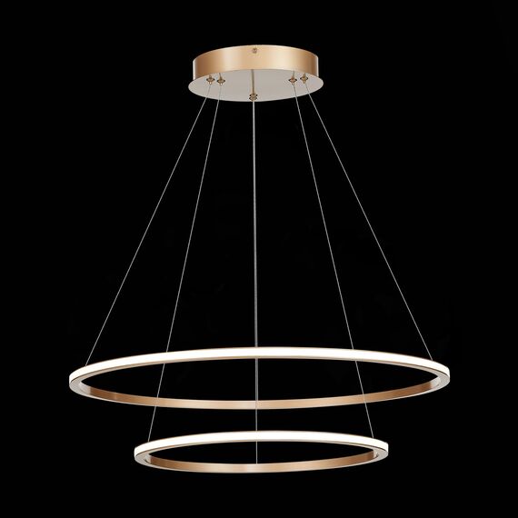 ST LUCE ST604.243.56 Светильник подвесной ST-Luce Золотистый/Белый LED 1*56W 4000K, изображение 4