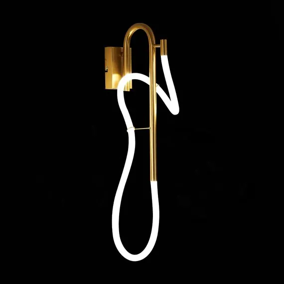 ST LUCE SL6102.301.16 Светильник настенный ST-Luce Латунь/Белый LED 1*16W 4000K, изображение 4