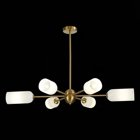 ST LUCE SL1180.202.06 Люстра потолочная ST-Luce Золотистый/Белый E14 6*40W, изображение 4