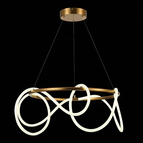 ST LUCE SL6102.303.55 Светильник подвесной ST-Luce Латунь/Белый LED 1*35W 4000K, изображение 5