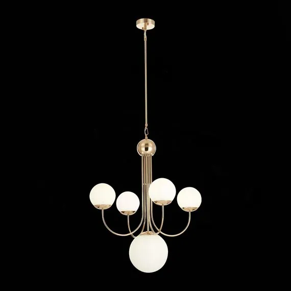 ST LUCE SL1504.203.05 Люстра подвесная ST-Luce Французское золото/Белый E27 5*60W, изображение 4