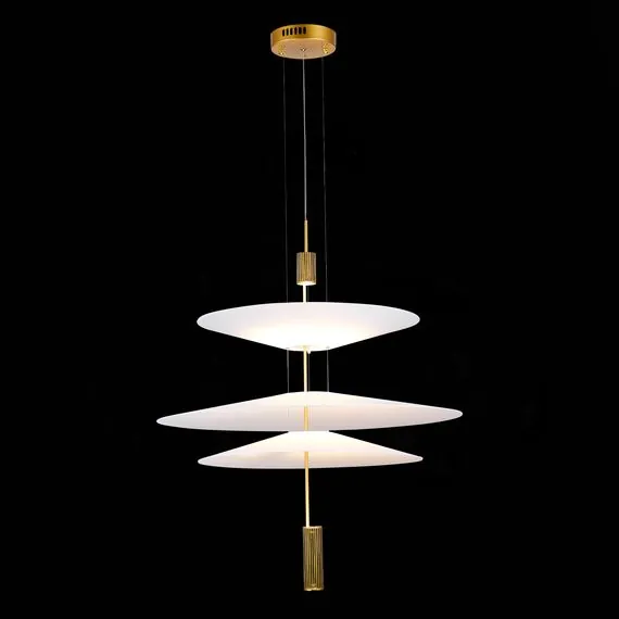 ST LUCE SL6101.223.01 Люстра подвесная ST-Luce Золотистый/Белый LED 1*15W 3000K, изображение 5