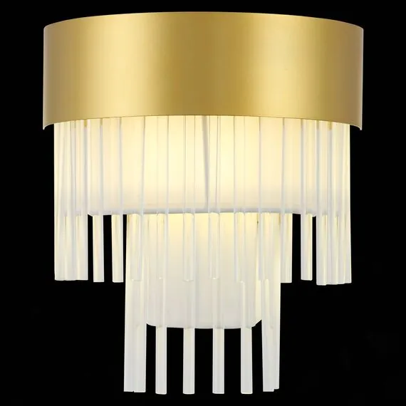 ST LUCE SL1352.201.01 Бра ST-Luce Золотистый/Белый, Прозрачный E14 1*40W, изображение 4