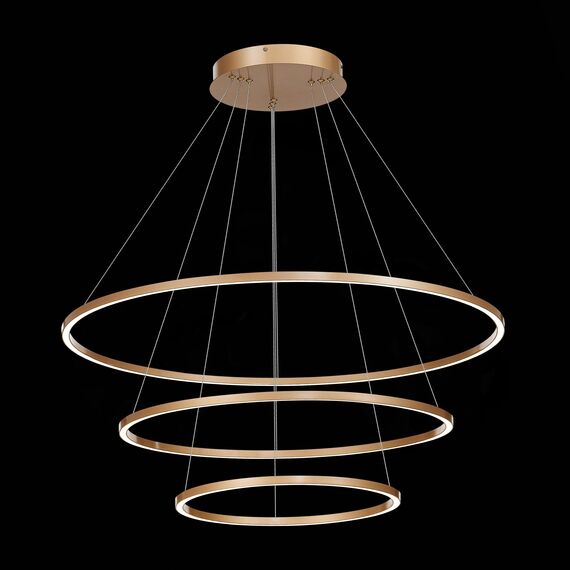 ST LUCE ST605.243.114 Светильник подвесной ST-Luce Золотистый/Белый LED 1*114W 4000K, изображение 5