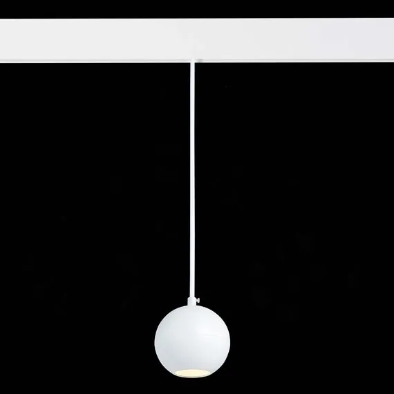 ST LUCE ST354.533.12 Магнитный трековый светильник подвесной Белый LED 1*12W 3000K 750Lm Ra>80 36° IP20 D100, изображение 5