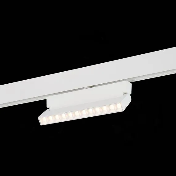 ST LUCE ST362.536.12 Магнитный трековый светильник белый LED 1*12W 3000K 1 009Lm Ra>80 36° IP20 L219xW22xH13, изображение 6