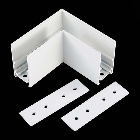 ST LUCE ST007.519.00 Угол-соединитель для подвесного / накладного магнитного шинопровода  Белый, изображение 3