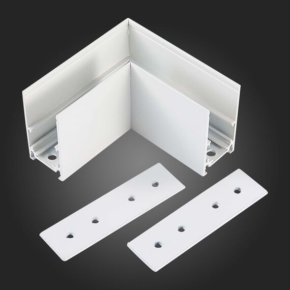 ST LUCE ST007.519.00 Угол-соединитель для подвесного / накладного магнитного шинопровода  Белый, изображение 4