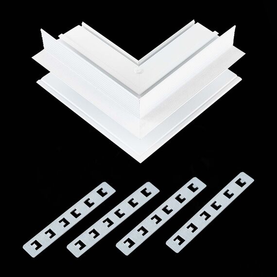 ST LUCE ST007.559.00 Внешний угол-соединитель для встраиваемого магнитного шинопровода Белый, изображение 3