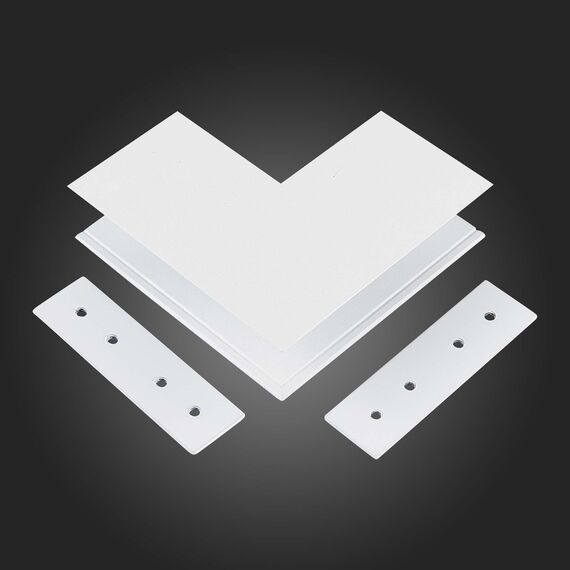 ST LUCE ST007.569.00 Внешний угол-соединитель для подвесного / накладного магнитного шинопровода Бел, изображение 4