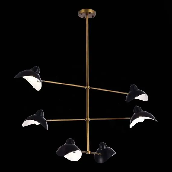 ST LUCE SL1801.303.06 Люстра подвесная ST-Luce Античная бронза/Черный E14 6*60W, изображение 5