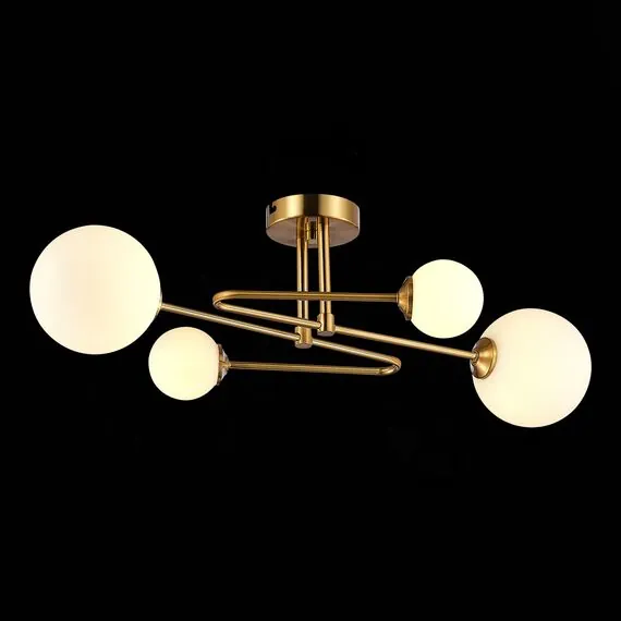 EVOLUCE SLE2211-302-04 Светильник потолочный Латунь/Белый G9 4*5W, изображение 3