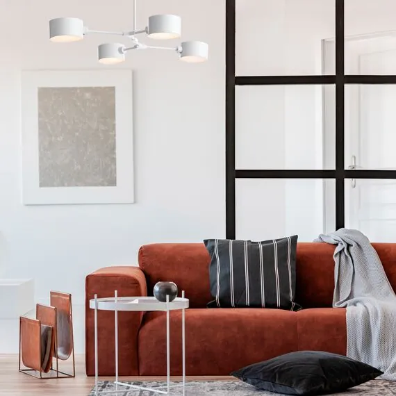 EVOLUCE SLE183502-04 Светильник потолочный Белый/Белый E14 4*60W, изображение 3