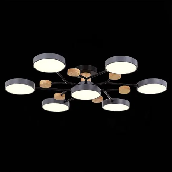 EVOLUCE SLE6006-702-07 Светильник потолочный Серый/Серый LED 7*12W 3000K/4500K/6000K, изображение 4