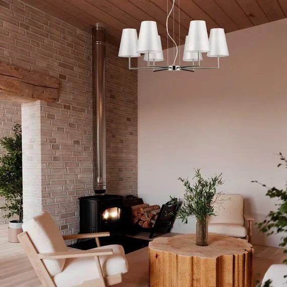 EVOLUCE SLE105901-01 Светильник настенный Никель/Белый E14 1*40W, изображение 5