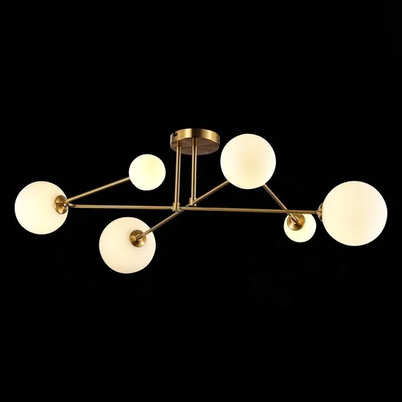 EVOLUCE SLE2211-302-06 Светильник потолочный Латунь/Белый G9 LED 6*5W, изображение 3