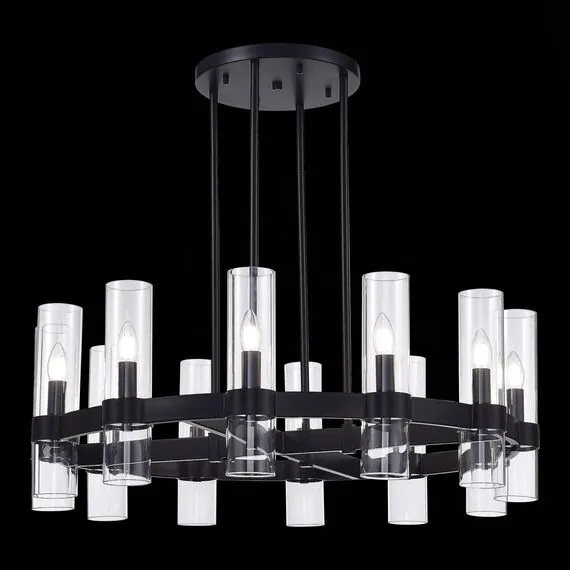 ST LUCE SL1237.403.12 Люстра подвесная ST-Luce Черный/Прозрачный E14 12*15W, изображение 4