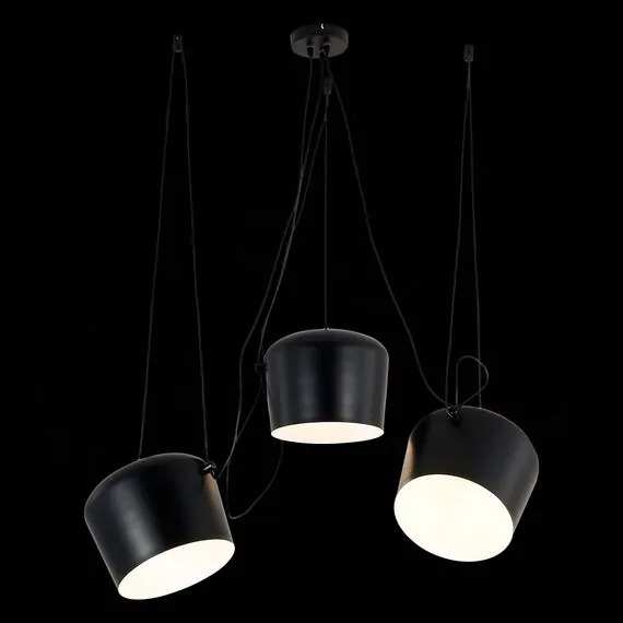 EVOLUCE SLE120643-03 Светильник подвесной Черный/Черный E27 3*40W, изображение 5