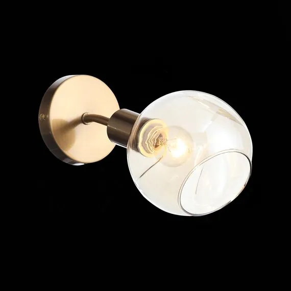 EVOLUCE SLE155301-01 Светильник настенный Античная медь/Янтарный E14 1*60W, изображение 4