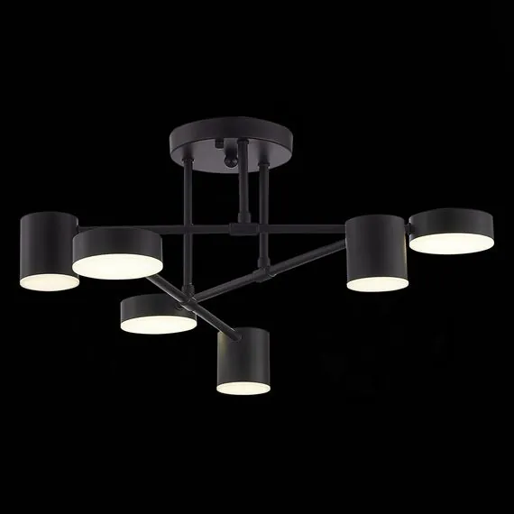 EVOLUCE SLE201042-06 Светильник потолочный Черный/Черный LED 6*7W 4000K, изображение 5