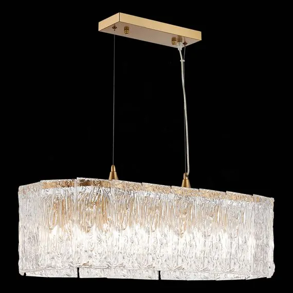 EVOLUCE SLE283203-10 Светильник подвесной Золотистый/Прозрачный E27 10*40W, изображение 4