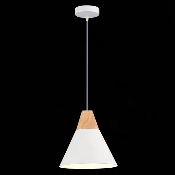 EVOLUCE SLE125103-01 Подвес Белый/Белый, Светлое дерево E14 1*40W, изображение 7