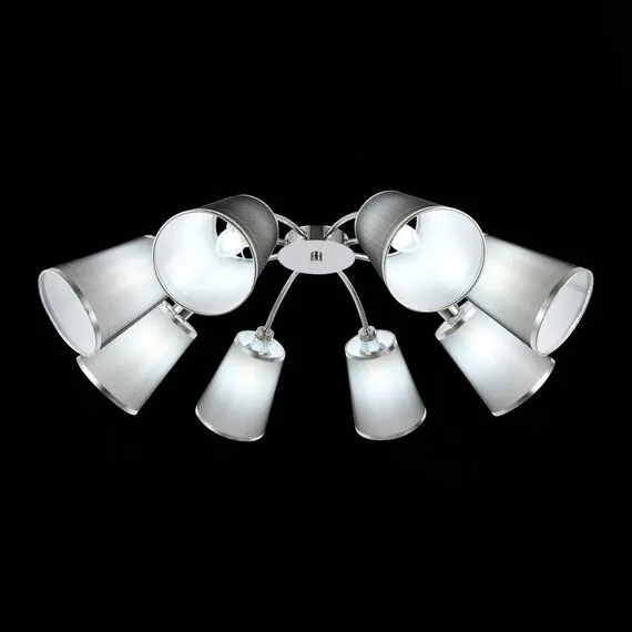 EVOLUCE SLE103002-08 Светильник потолочный Хром/Черный E14 8*40W, изображение 3