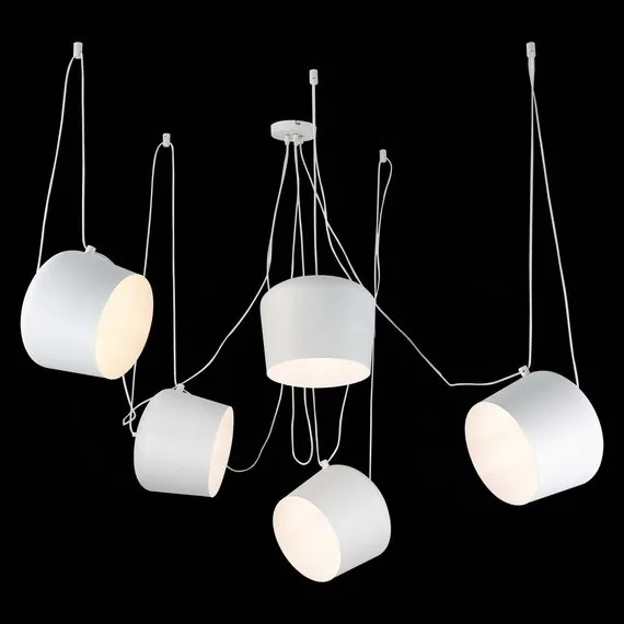 EVOLUCE SLE120653-05 Светильник подвесной Белый/Белый E27 5*40W, изображение 5