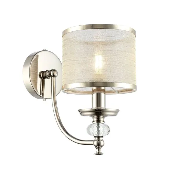 ST LUCE SL1750.101.01 Светильник настенный ST-Luce Никель/Золотистый E14 1*40W