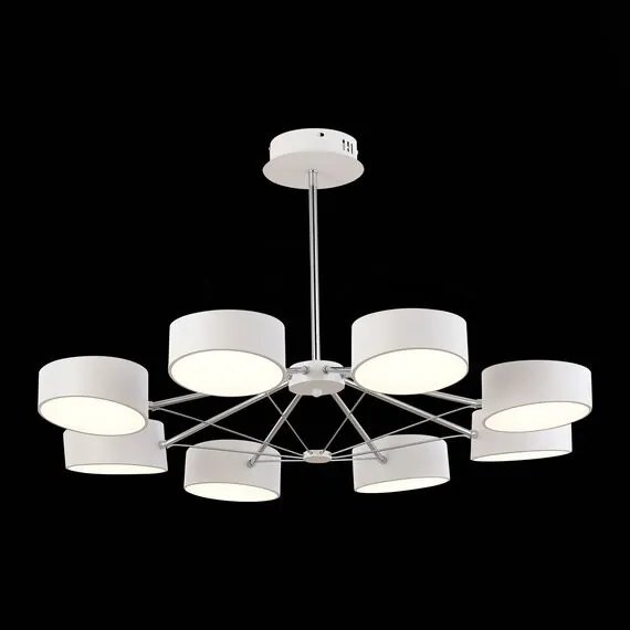 EVOLUCE SLE6005-502-08 Светильник потолочный Белый, Хром/Белый LED 8*10W, изображение 6