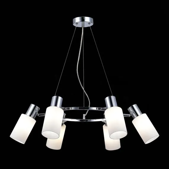 EVOLUCE SLE1139-103-06 Светильник подвесной Хром/Белый E14 6*60W, изображение 5