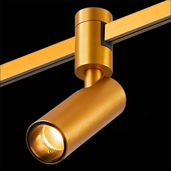 ST LUCE ST811.206.05 Магнитный трековый светильник FARM Золотистый LED 1*5W 3000K 350Lm Ra90 60 IP20 D35xH10, изображение 9