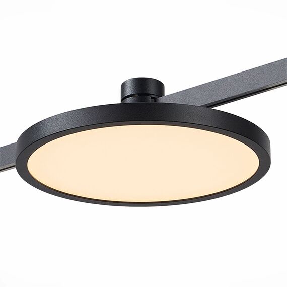 ST LUCE ST818.446.12 Магнитный трековый светильник FARM Черный LED 1*10W 4000K 500Lm Ra80 120 IP20 D168xH54