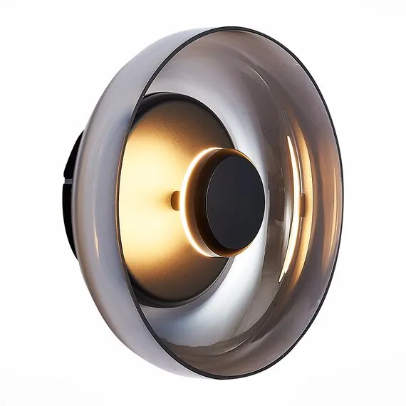 ST LUCE SL6002.401.01 Светильник настенный ST-Luce Черный/Дымчатый LED 1*7W 4000K