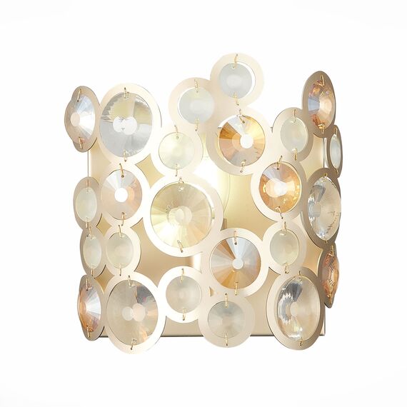 ST LUCE SL1172.201.01 Бра ST-Luce Золотистый/Золотистый, Прозрачный E14 1*60W